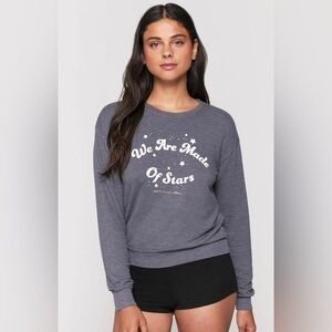 NWT Spiritual Gangster "We Are Made Of Stars" Savasana Crew Sweatshirt - Medium